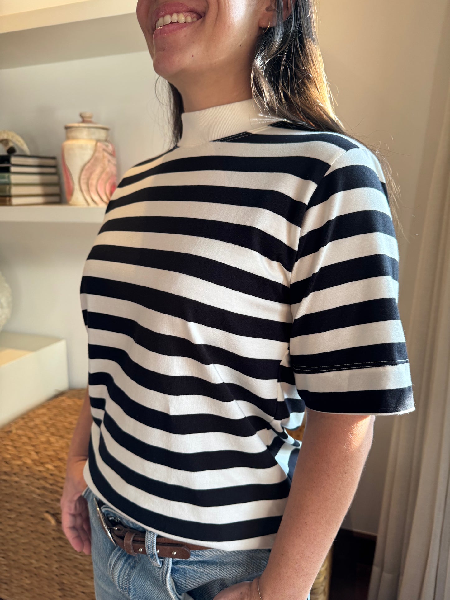 Camiseta comfy listrada