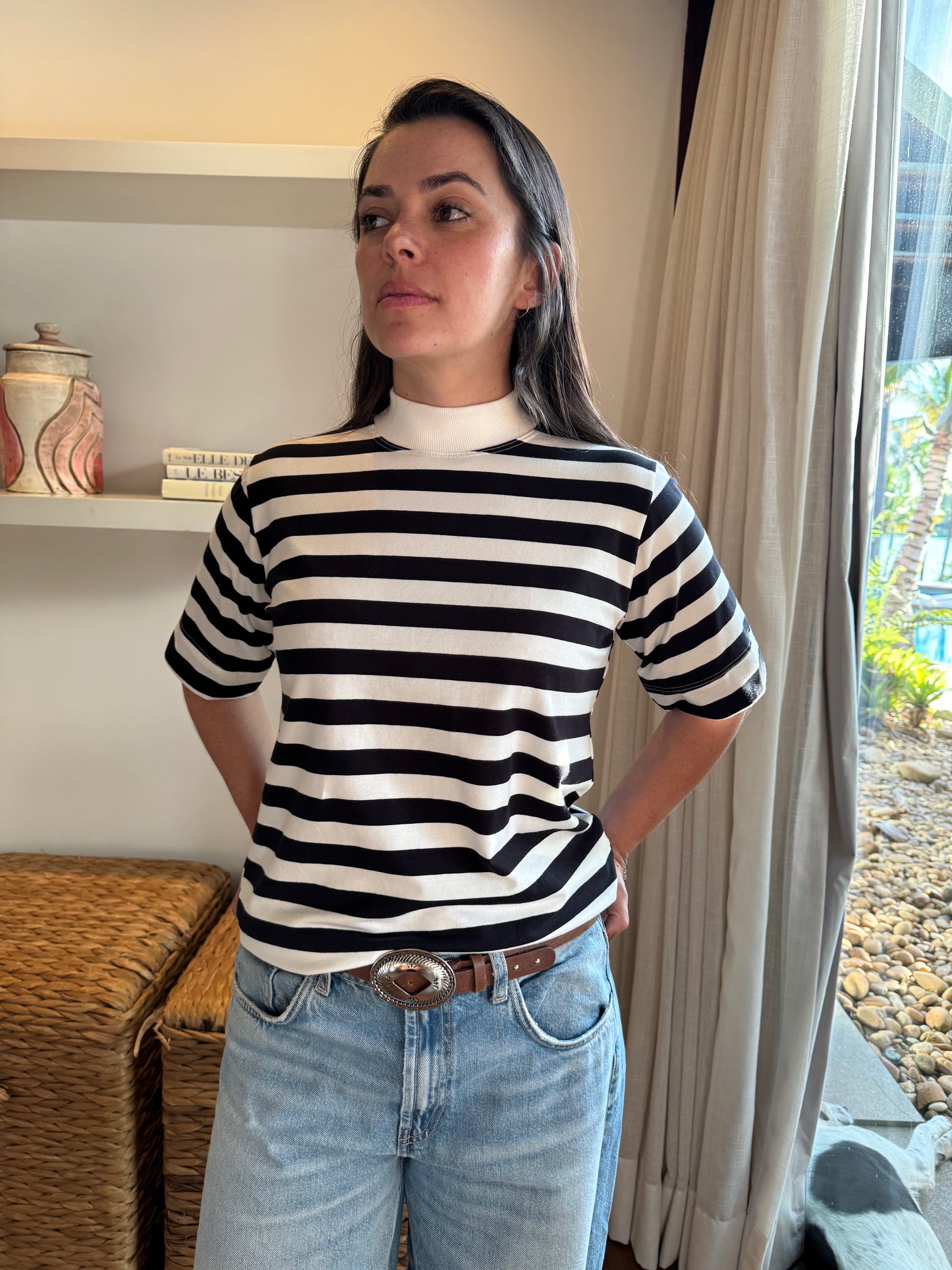 Camiseta comfy listrada