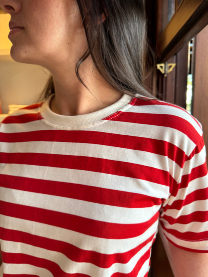 Camiseta comfy listrada