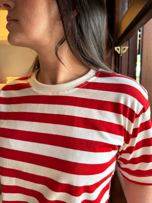 Camiseta comfy listrada